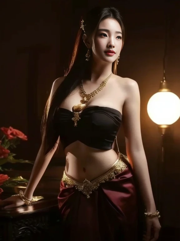 ภาพระยะใกล้ของผู้หญิงlong hair beautiful south korean woman, ชาวเอเชียตะวันออกเฉียงใต้atมีใบหน้ากลม, Chinese girl, สาวเอเชียatสวยงาม, Korean girl, Tomorrow, Tran., young asian woman, young cute wan Asian face, Asian face, ใบหน้าหนุ่มเกาหลีatน่ารัก, Chinese woman, korean woman, asian woman, ซีชั่น วูbeautiful girl , beautiful girl, ผมหางม้า long hair,float up,)) black eyes,abdominal muscles, plump body, Overflowing breasts, Big nipples overflowing., rift, morning sun, จ้องมองatผู้ชม, (sexy poses), ((face details)), Double eyelids, at&#39;finished., realistic, Masterpiece, Highest quality, lens flare, shade, old measure, measure, [[Chromatic aberration]], By Jeremy Lipking, By Antonio J..... Manzanedo, digital painting, 8K, 45,000,000,000 pixels, Thai chat set, Strapless top, long hair,black eyes,abdominal muscles, plump body, rounded chest, (digital painting, HDR, high contrast