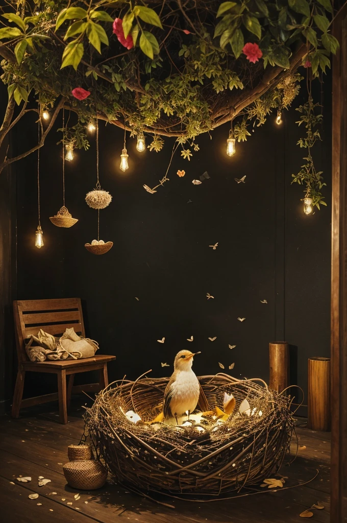 When the heart is in pain, you come in as music, all relationships are together, everything is honey, darkness is everything, birds are in a nest, fish are flowers.
