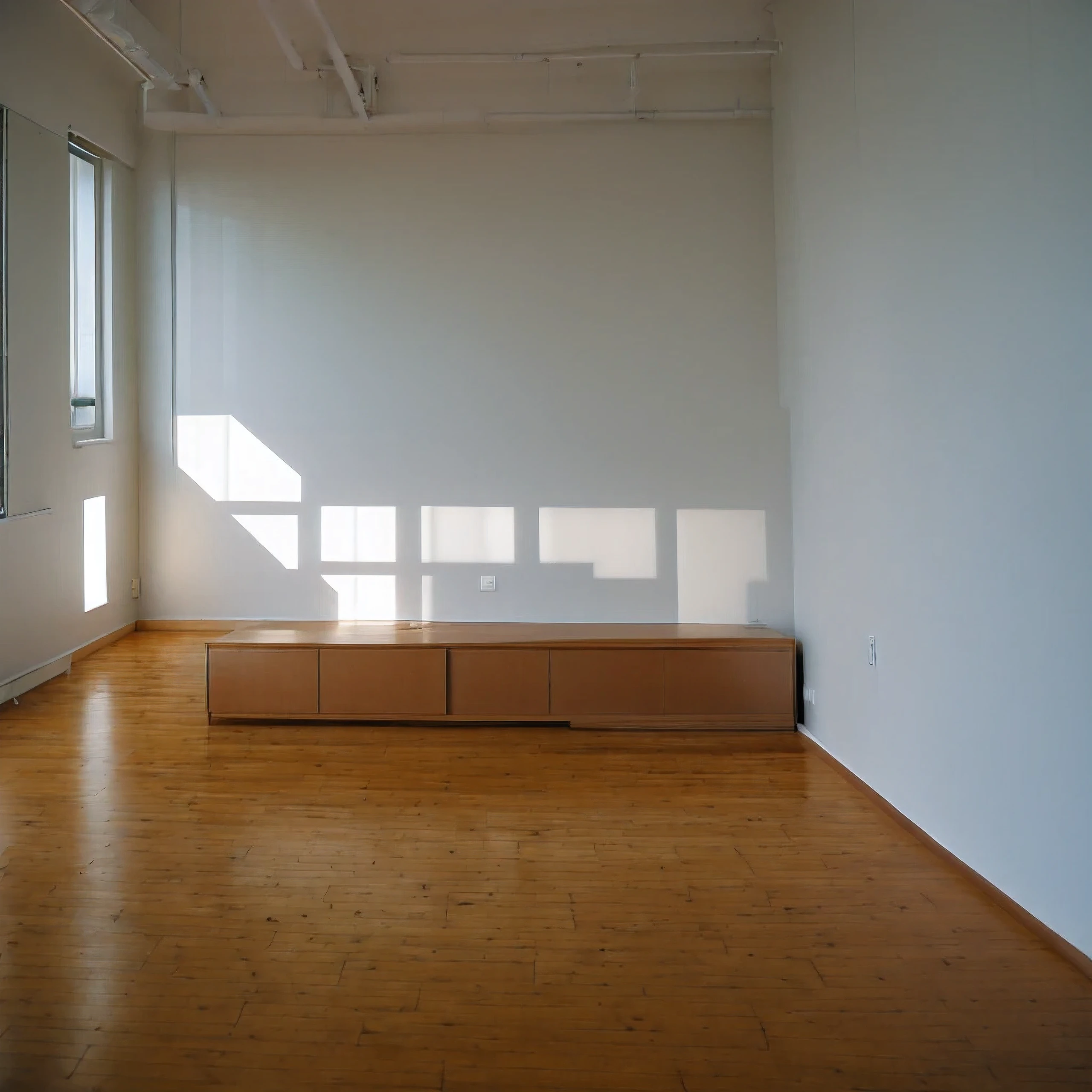 Apartment Studio、White wall、Flooring、window、bright