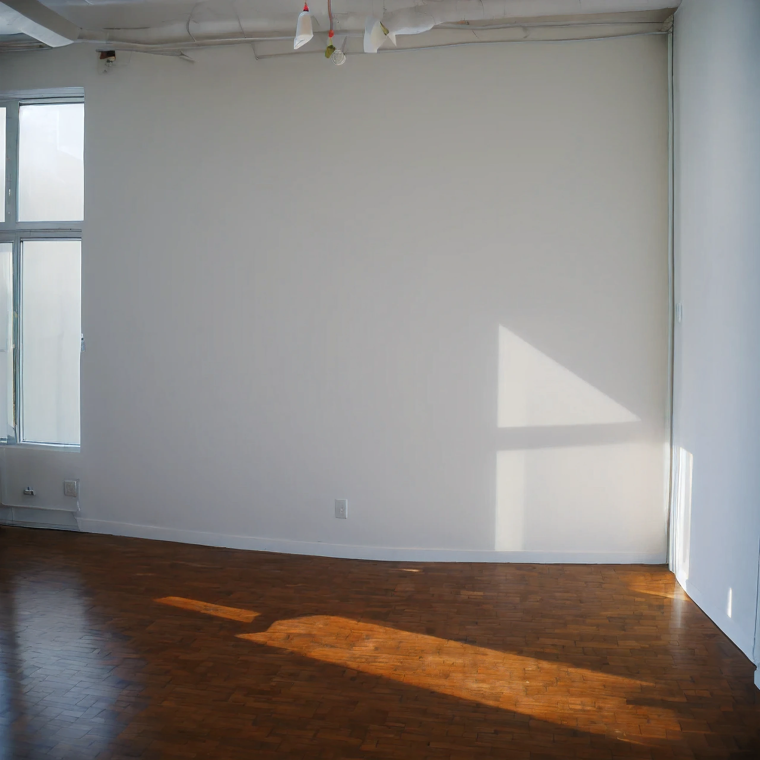 Apartment Studio、White wall、Flooring、window、bright