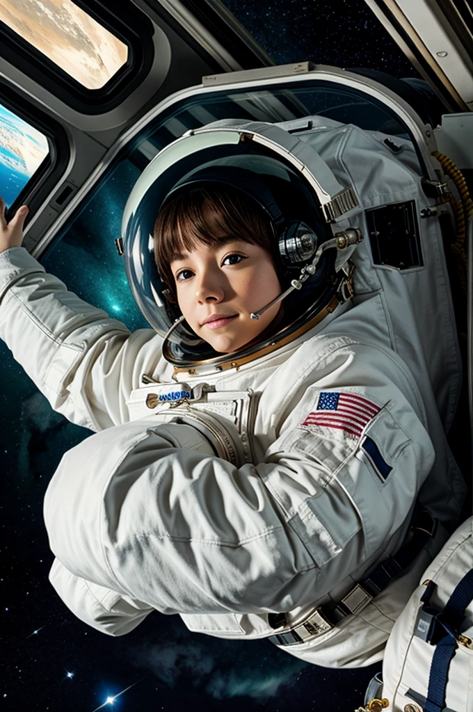 image of 7 year old astronaut