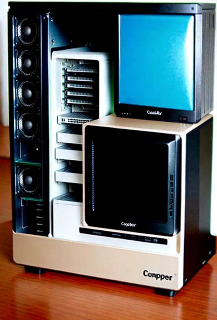 computer with 1 doller