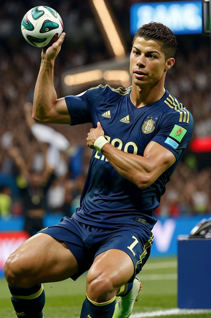 Christiano ronaldo winning fifa World Cup 