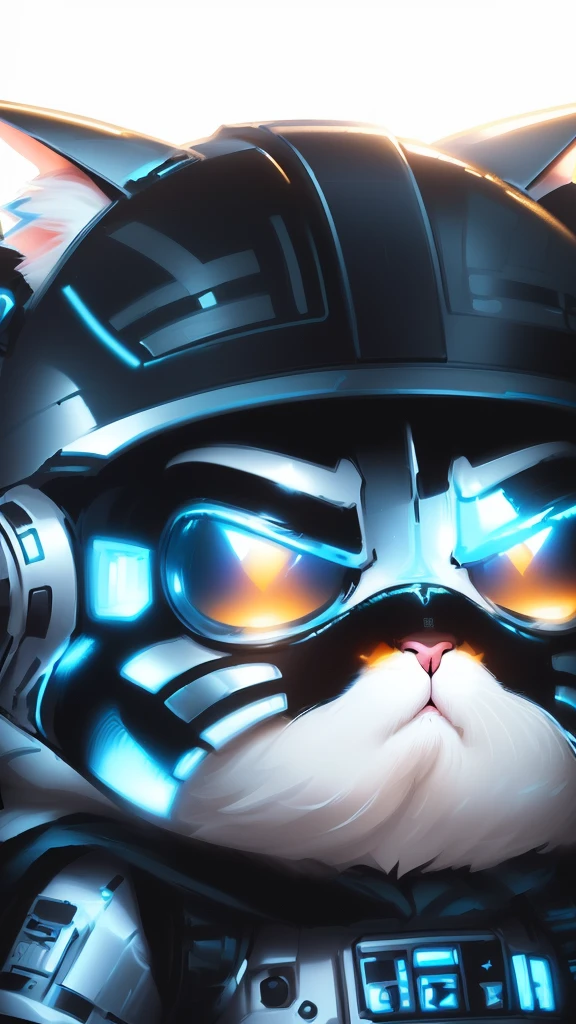 Cartoon cat in a Star Wars costume with a helmet, Cat Warrior, Brian Kessinger, Star Wars Characters, Cute and detailed digital art, society!, society ), Star Wars Art, Cyborg Cat, Star Wars Digital Art, police officer, [ trending on society ]!!, Armored Cat, Cute and detailed artwork, World Boss Kitten