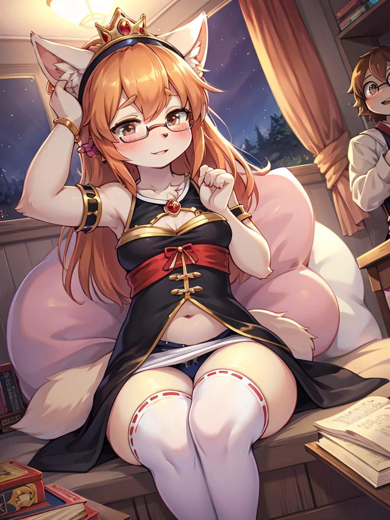 Clothing erotica , Princess of the Otaku Club , (with loose geek men)