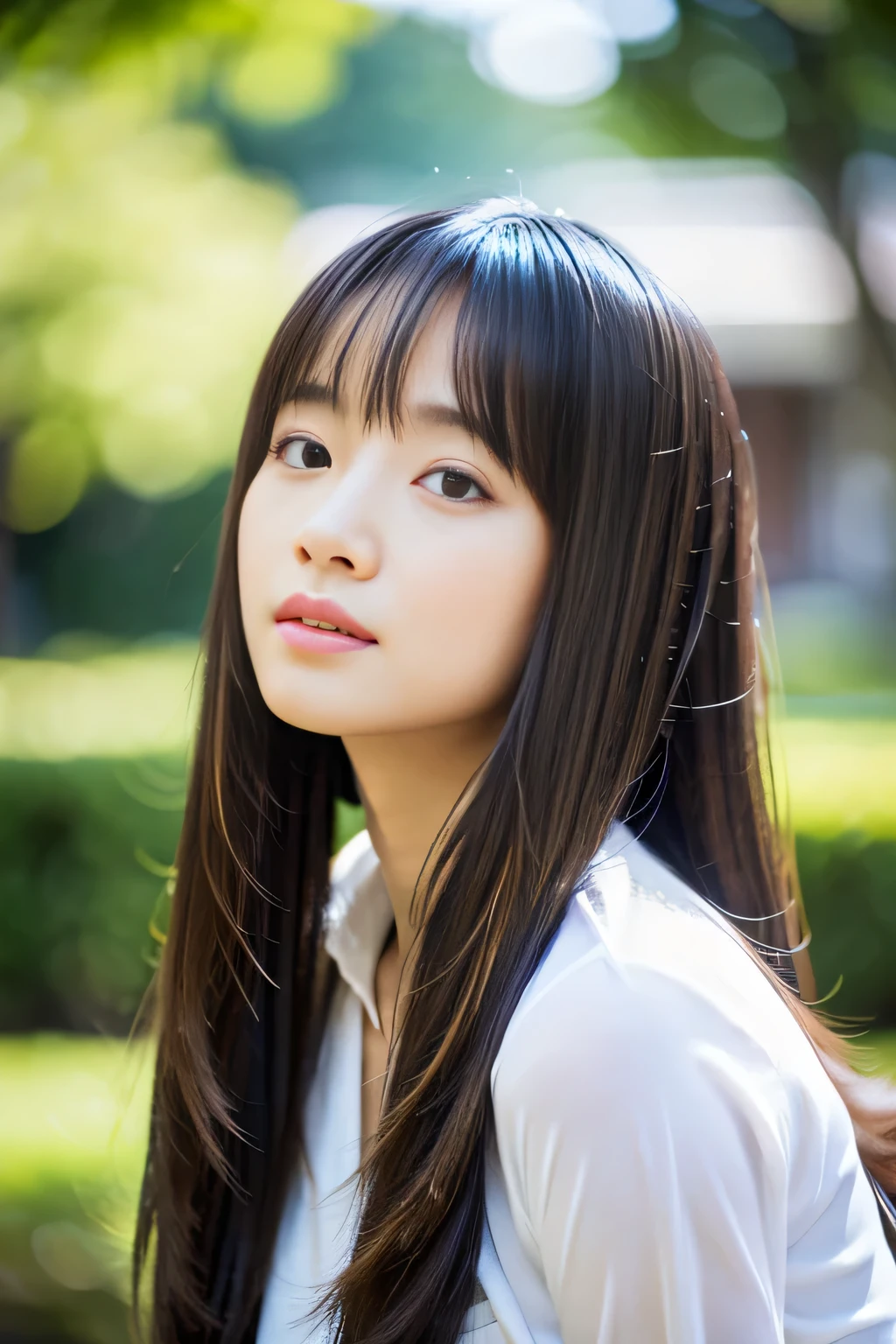 masterpiece, best quality, high resolution, extremely detailed photography, Professional lighting, A woman poses for a photo, Realistic young photo idol, She is about , White shirt, Twitch Live, Beautiful adult fairy, Gogo Dancer, Suki, big collar, beautiful, , Ian Hager, so cute, Kawaii,Black Hair, Straight hair one meter long,Smooth hair,Have a lot of hair,Hair strands are clearly visible,The hair spreads out like a fan,Very thick hair,Top hair quality,Hair is too smooth,Exceptionally Smooth hair,The hair is shining brightly,Smooth hair,8K, Super detailed long-haired girl's hair quality is amazing。Her black and shiny long hair exudes unparalleled luster and charm,Hard to ignore。
first,Her hair shows exceptional softness。The description says the hair is as soft as water waves,And can jump flexibly、swing,This shows how soft her hair is.。Whether it is ripples、Waves or waves,Can express freely,As if it has its own vitality。This softness not only gives the hair movement,It also makes it feel very comfortable to the touch,Makes you want to immerse yourself in it。
Secondly,Her hair is healthy and shiny.。The description emphasizes the blackness of the hair,It's not just about color,It also shows the healthy condition of the hair。The hair shines with an alluring luster,Reflects ambient light,Makes hair look more lively。This shine is a sign of healthy hair,It implies that she takes good care of her hair.。
in addition,The hair of a long-haired girl seems to have a strong autonomy。The description mentions that the hair seems to have a mind of its own,Able to move and jump freely,Even the hairpins and rubber bands。This autonomy not only adds to the mystery of hair,It also gives it a unique quality。This seems to be a unique interaction between hair and long-haired girls,Make hair a part of her life,Not just a bunch of hair。
at last,The long-haired girl's hair seems to have the length。The description mentioned that her hair was one meter long.,This exceeds people's expectations.。This extraordinary length further highlights the uniqueness of her hair,And unique care for hair。It also made her hair her signature,Unforgettable。
in summary,The hair quality of long-haired girls is elegant、healthy、Describe as smart and extraordinary。Her hair is more than just a physical feature,It is also a symbol of her personal charm and confidence.。The hair in this story is unforgettable,Let us marvel at the magic of hair。