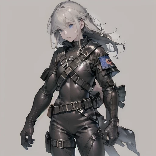 (((custom combat suit)))、Beautiful artwork illustration，Beautiful digital artwork、(((Very long hair、long hair)))、(((Change into a diving wetsuit))),(masterpiece、Highest quality、Highest quality、Beautiful and aesthetic:1.2)、Check it out,Small and slim body, solo, One Girl, Highest detail、Vivid texture、Slender body, Full Body Shot, Beautiful Blue Eyes, beautiful girl, Small Face、White skin、 ((Body Armor:1.5))、(Sharp focus),(Cowboy Shot),((Black tactical glove armor、戦術的なBody Armor、gun belt、Gun Holster))、