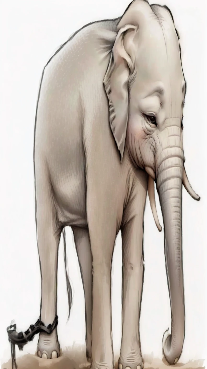 Dark gray elephant