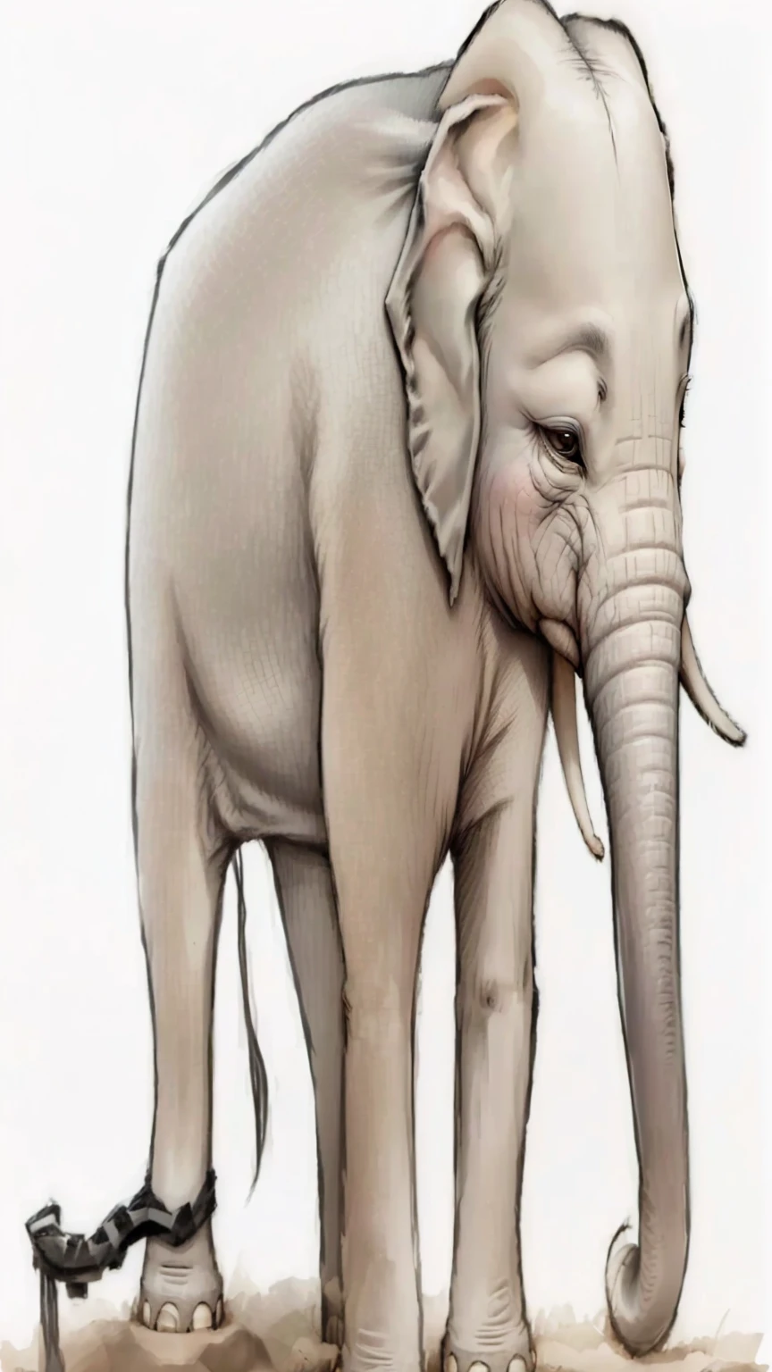 Dark gray elephant