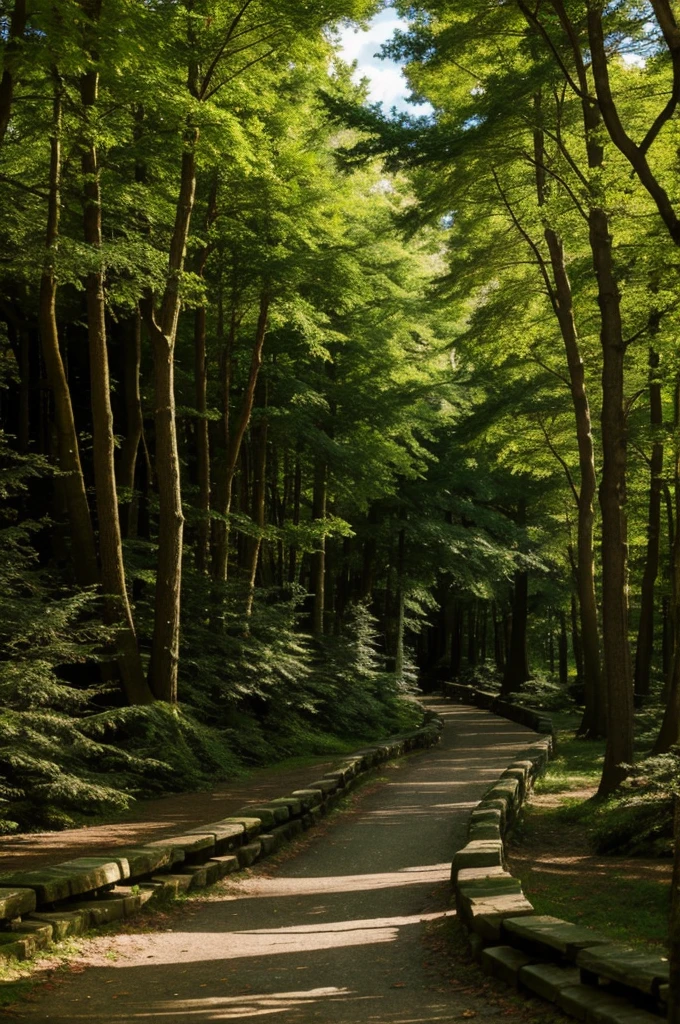 anime medieval forest
