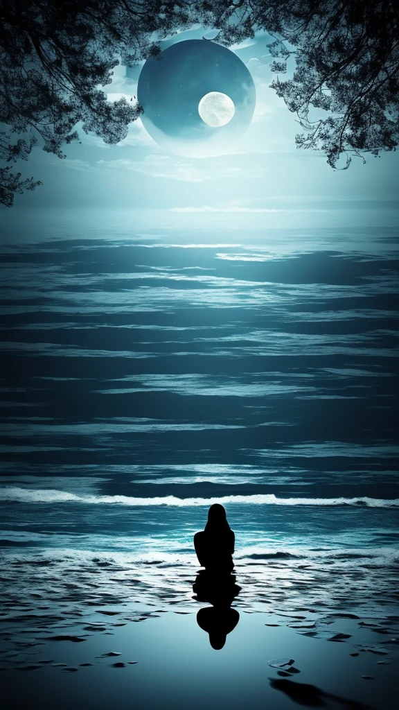 A shadow without a shadow, 
a line without a beginning,
the ocean's sleeping depths
without mentioning the shore.

Silence hangs like a cobweb,
in the bottomless night the stars go out,
the universe closes its eyes,
without even dreaming of emptiness.

In a maze without walls,
the void dances, 
no partner, no music,
nothing pursues, nothing pursues.

The moon hangs like a mirror,
but the reflection is empty
without a face, without a shape,
even shadows escape.

transparent bird,
flies through space
endlessly, without purpose,
his pens are disappearance.

On the edge of nonexistence,
the void speaks in a whisper,
and her voice is an echo of an echo,
that no one has ever heard.