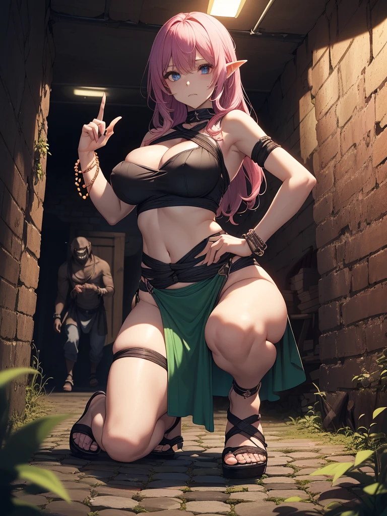 (映画館のdarkness、Ultra-precision CG:1.2、Professional light source、Great shade、(darkness、Dynamic Angle)、Prevent the human body from disintegrating、perfectionなリムバス、perfection、perfectionな腕、Precision finger pieces:1.2), (Highest quality:1.2), (非常にdetailedな:1.2),((One Girl、Pink Hair、Mature Woman、Sexy Eyes、Sad face、unfortunate、Embarrassing、Glowing Skin、blush、(((calarsr、Scapula、first round、Crop top、bracelet、Bracelet、Pelvic Curtain、anklet、sandal、Shoulder and Wrist))),(Highest quality, 8K, 12), Big Breasts:0.8, perfectionなボディ, Super detailed face,(masterpiece)), ((Best image quality)), (超detailedな), ((shibari:1.2 、Shapely breasts、Asymmetrical breasts、Heterosexual)), 4K, Highest quality, (Beautiful poop),((World Class Quality)), (Beautiful facial detail shading), ((Saggy breasts)), (In the dark basement、A chilly and creepy cobblestone street、Dark Dungeon:1.5)、(Beautiful poop胸:1.2、detailed 、Large areola、Beautiful nipples、perfectionな体、チェーン付きのfirst roundを着けた女性)))、((Oaksol、Green skin、Grease、Fat man、((ランダムな Sex、荒ぶるSex 、gang_Sex))、Sex、and、 Detained, Black Band、鎖でDetainedされる, Oaksol))、 Deep penetration,perspective, Enlarge, Several boys, Prisoner, Tabletop, Highest quality, 非常にdetailedな、(Multiple Male Orcs、Heterosexual、オークとSexする女性、Woman sucking orc penis 、Thick penis 、Venous penis 、A woman with an orc penis between her breasts、Orcs are lifting women's breasts、An orc grabbing a woman's breast、Thick liquid dripping from a woman's body,, 、Intrusion、Blowjob、Wet、((A lot of semen:1.7))、Spray semen on the body、Random angles coming soon、(Orc grabs a woman、Hair is grabbed、Nipples are visible)、(Silver Chain、Hanging by chains、Being pulled by chains、 Detained、slave、despise、tears、Hand flail、Shackles、Obedience、Exhausted),(Nipples are visible),((tears:1.3))