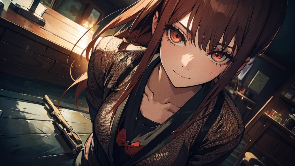 Super detailed,details,girl,Makima.Chainsaw Man,Horror
