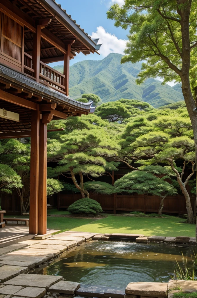 Beutiful landscape of genshin impact