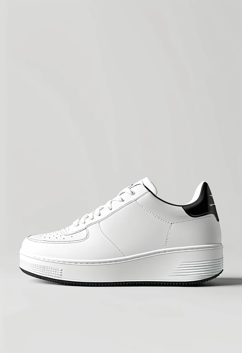 side white shoe mockup