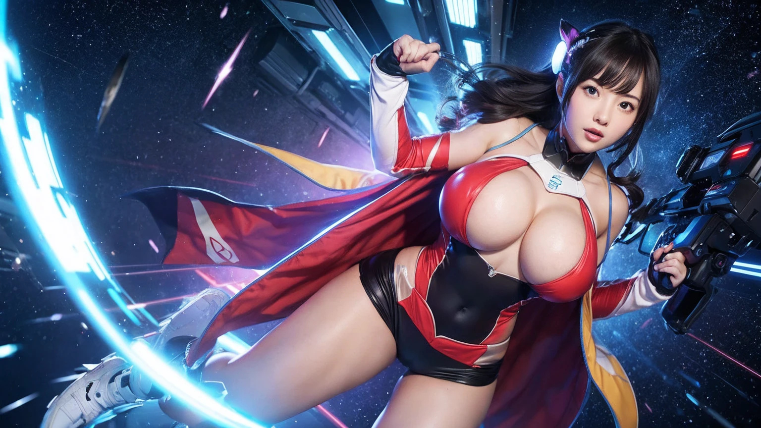 AI big breasts、Super speed、evolution、Future、scared、universe、