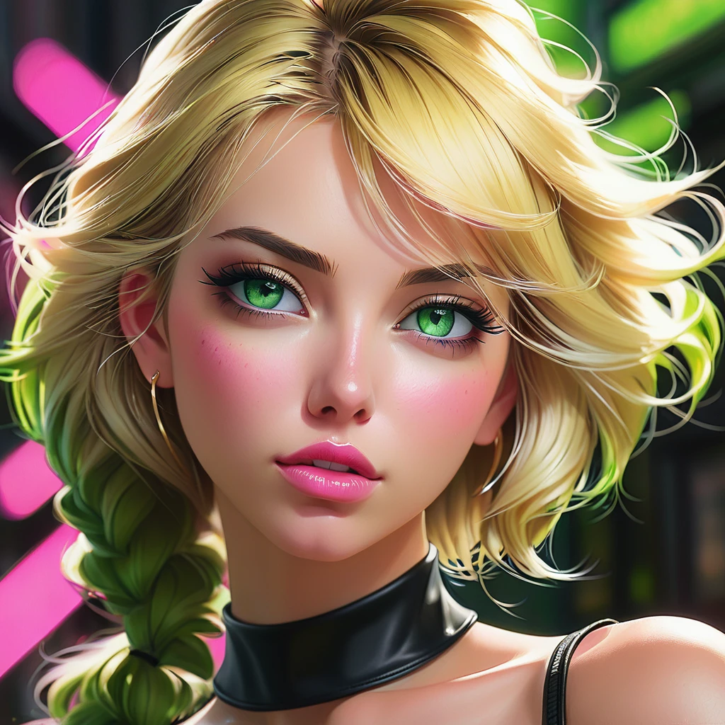 Oral rape of the woman blonde hair green eyes and pink batm and a black top, realistic art style, RossDraws portrait, Artgerm portrait, Anime realistic artstyle, 4K realistic digital art, 4K realistic digital art, 8K Artgerm Bokeh, DeviantArt Artstation CGScosiety, ArtGerm extremely detailed, made with anime painter studio, RossDraw digital painting, (cum on face:1.3), (cum on black top: 1.3)
