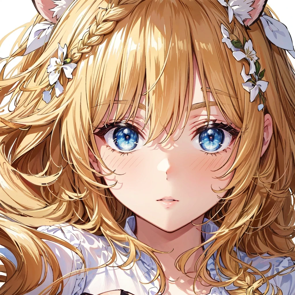 
{{Top Quality}}, {{Very Detailed, High Detailed Face, High Detailed Beautiful Eyes, Super Detailed: 1.3), (Delicate Illustration: 1.2)}}, {{{Top Quality}}}, Blonde, braided hair, lying down, deep cardboard, flat chest, top down bottom up, fluffy animal costume pajamas,