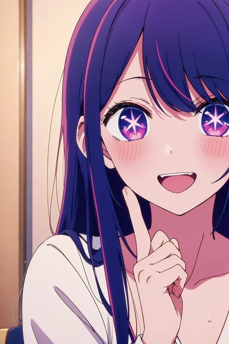 長い髪と紫の目をしたAnime Girls, Paintings inspired by Proulx, tumbler, Conceptual Art, Anime Best Girls, Anime Moe Art Style, Another close-up of Iwakura, Cute girl anime visuals, ルーシーという名前のAnime Girls, Another Iwakura, From the TV anime, Anime stills, (Anime Girls)、(((city)))、Laughter、Open your mouth、Ai Hoshino、(((Private Server)))、Upper Body