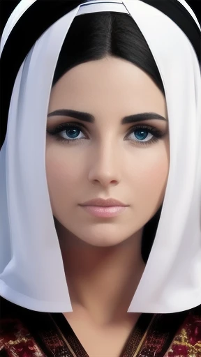 Biblical Jew woman, focus on the face.