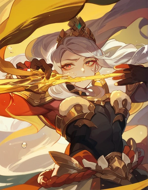 Water princess, genshim impact style