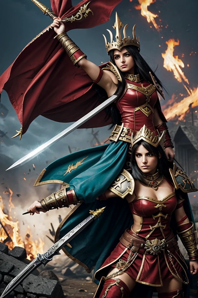 Warhammer fantasy female Estalian duelist