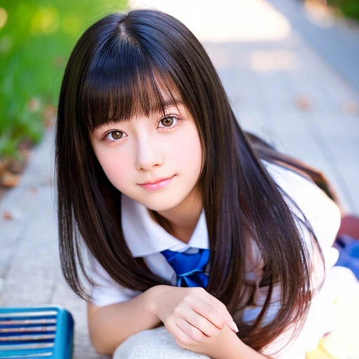 1 top quality girl Very cute beauty small, Bright Eyes Shine, Shine肌 18-year-old, Black Hair Clean and bright appearance, , and a cute Beautiful Bangs Big Breasts School high school Nude Erotica