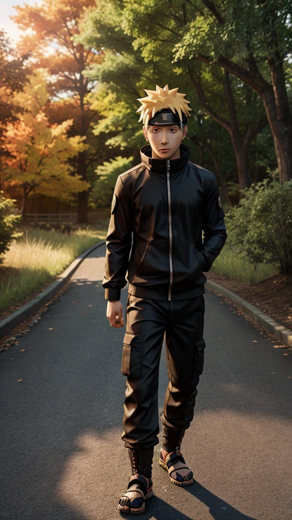 Anime character Naruto image  8k 3d image 