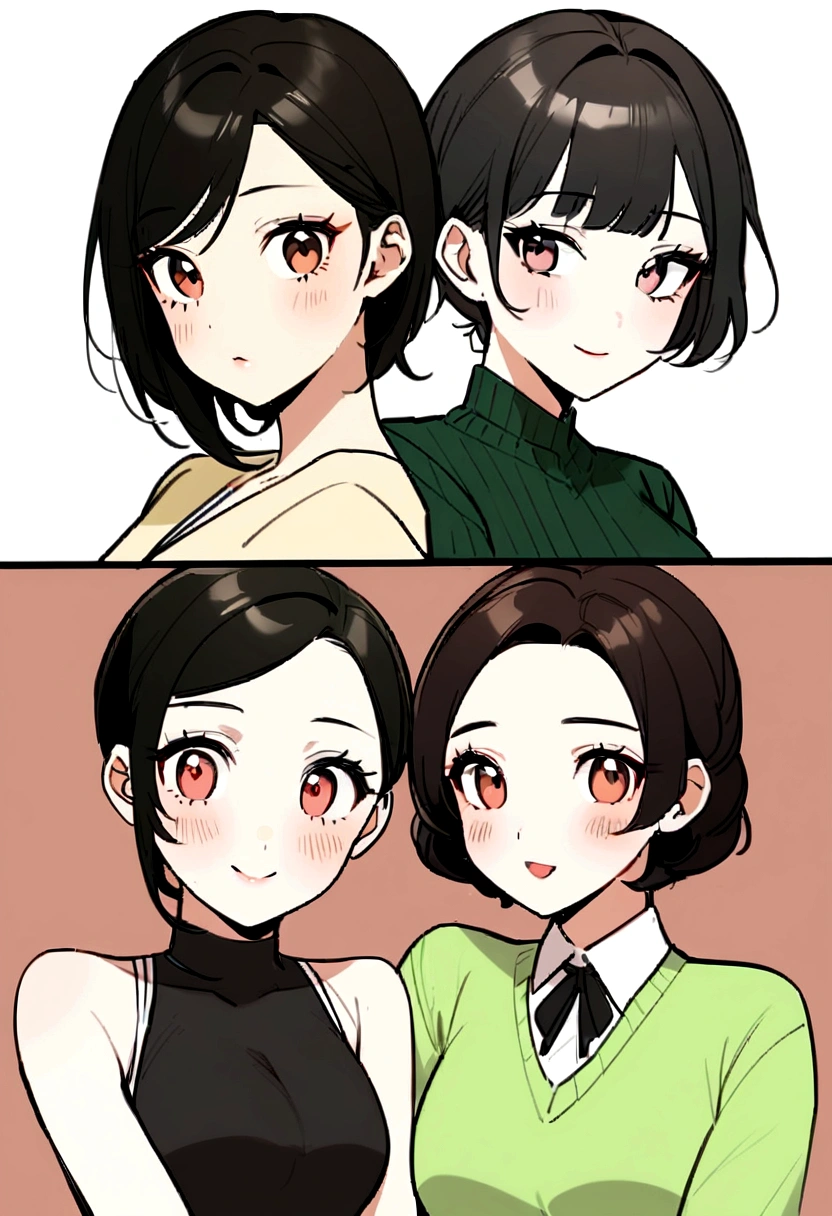 arafed asian woman with short hair and a green sweater, Young and lovely Korean face, Portraits of Korean female idols, beautiful young Korean woman, cute korean actor, with short hair, Korean female actresses, gorgeous young Korean woman, young cute white asian face, beautiful south Korean woman, korean symmetrical face, girl cute face, Korean woman, Korean woman,without clothes, tied to a rope