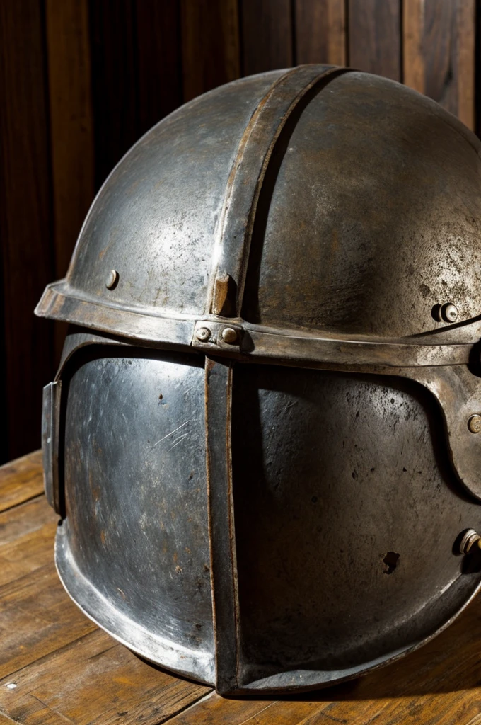 An old helmet