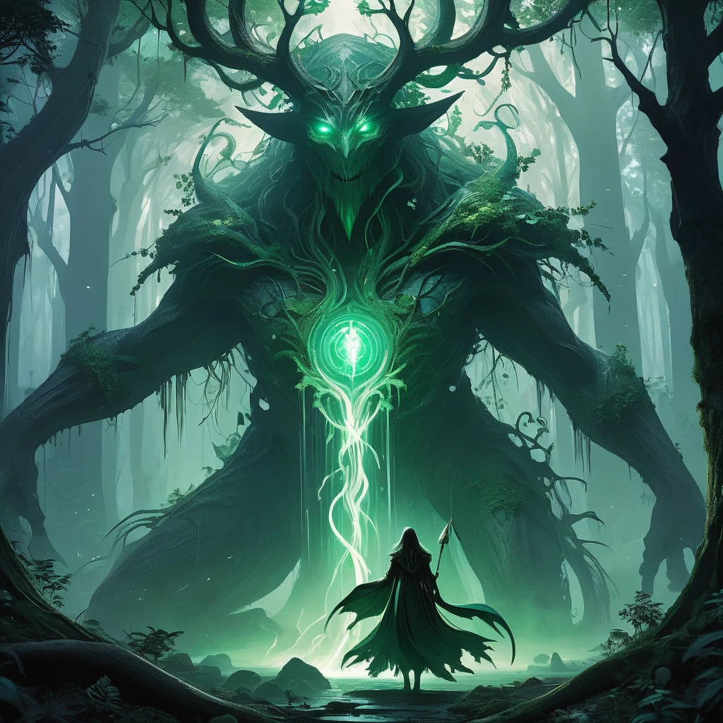 In the depths of the ancient Shadowwood Forest, where the trees loom like titans and the air is thick with enchantment, dwells an enigmatic being known as Seraphina. Half serpent, half human, Seraphina navigates the tangled undergrowth with a grace that belies her eerie appearance—her lower body coils sinuously on the forest floor while her upper body, adorned with scales that shimmer like moonlight, rises to meet the canopy's shadows.
Feared by villagers as a harbinger of ill omens and revered by druids as a guardian of nature's balance, Seraphina embodies the dualities of beauty and danger that define the forest's essence. Her eyes, a mesmerizing blend of amber and emerald, hold secrets that echo with ancient wisdom and untold sorrow.
When a darkness creeps through the forest, corrupting its flora and twisting its creatures into malevolent forms, Seraphina becomes embroiled in a quest to uncover the source of this blight. Alongside an unlikely companion—a brave young huntsman or a scholarly mage burdened by a tragic past—she delves into forgotten ruins and confronts spectral guardians that guard long-buried truths.
As they unravel the mysteries of Shadowwood, they discover that the darkness plaguing the forest is but a symptom of a greater evil stirring in the realm. Seraphina must confront her own conflicted nature and harness her unique gifts—a blend of serpentine agility and human intellect—to protect the forest she calls home and prevent the encroaching shadows from devouring all that she holds dear.
In a world where alliances shift like the shadows and magic pulses through every leaf and root, Seraphina's journey becomes a testament to resilience, sacrifice, and the enduring power of hope in the face of darkness in this medieval dark fantasy."