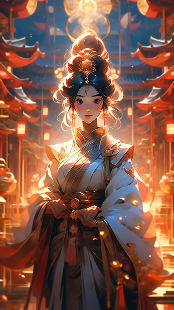 Certainly! Here's an English prompt for creating the desired image:
---
Create an image of the Japanese goddess Konohanasakuya-hime, showcasing her beauty with clear, flawless skin as seen in the reference photo. She should be facing forward, with hands clasped in prayer, eyes wide open, and smiling brightly. The background should be a luxurious blend of pink cherry blossoms and gold accents, emphasizing her elegance and grace.
---
This should guide the artist in creating the image you're envisioning.