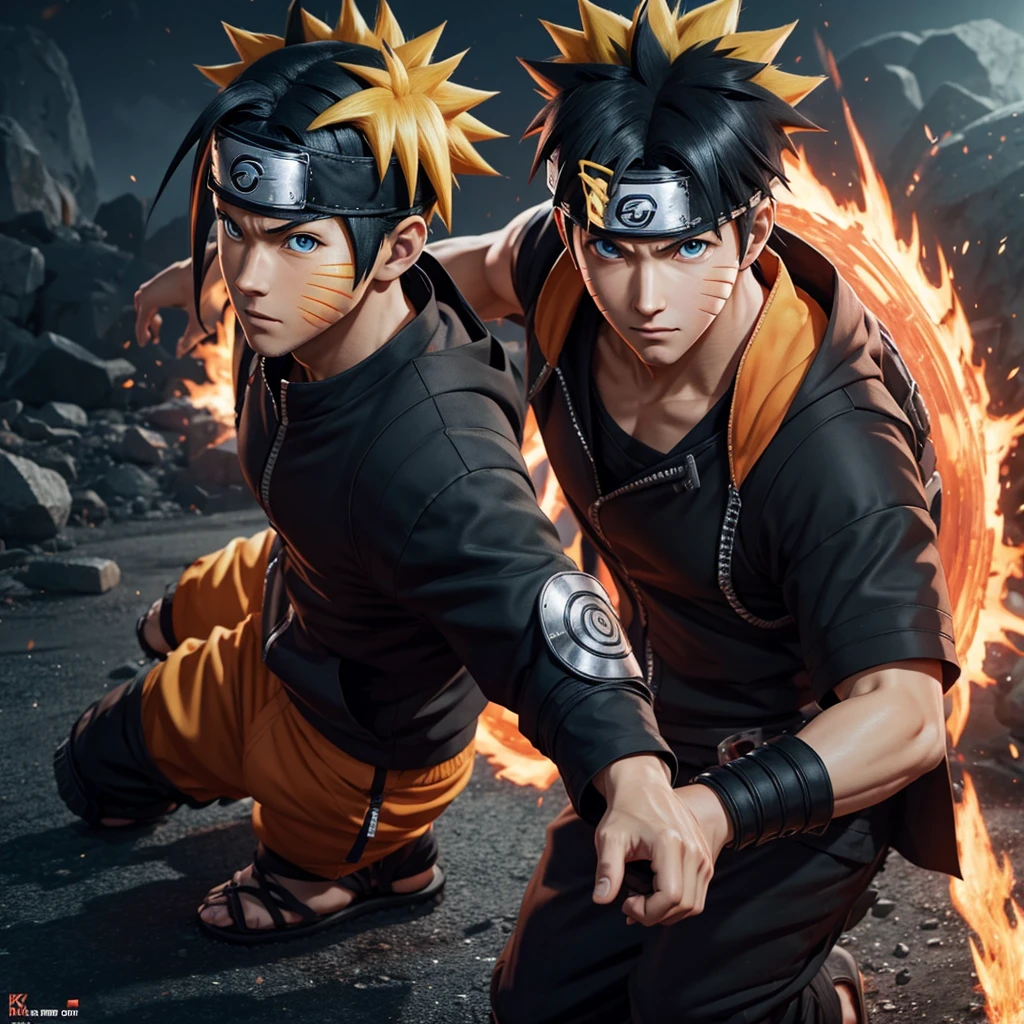 Anime character Naruto image 8k 3d image