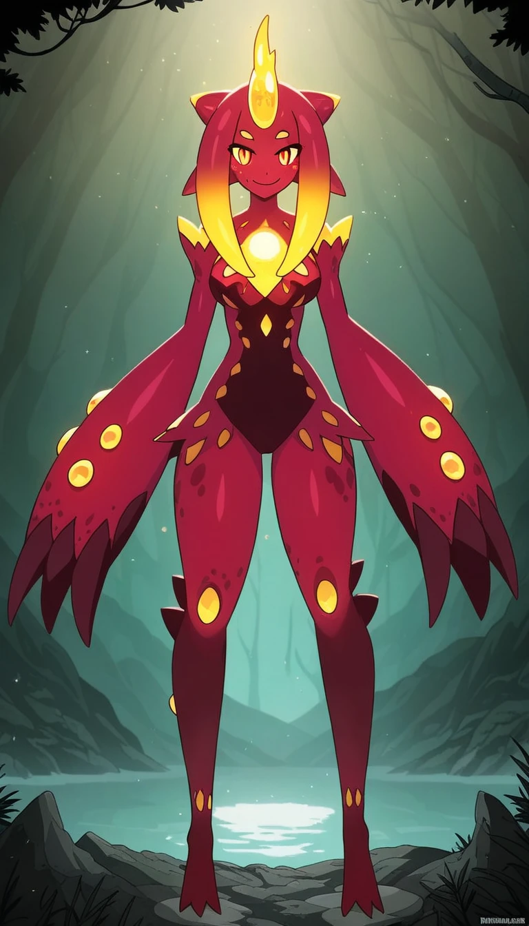 Best quality, Super detailed illustration, Warm colors, perfect lighting, perfect detail ,Cute sea monster girl