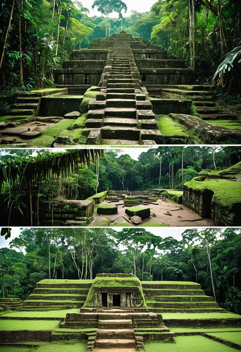 Deep in the Amazon jungle、Archaeologists discover ruins of lost city。This city belongs to an ancient civilization.、The site features impressive architectural techniques and stone monuments inscribed with unknown languages.。While investigating the ruins、The sudden disappearance of civilizations and the existence of mysterious forces are revealed.、Archaeologists struggle to unlock its secrets。
