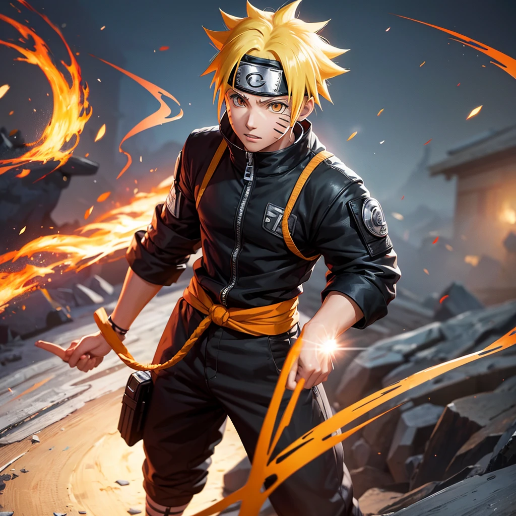 Anime character Naruto image 8k 3d image real life image