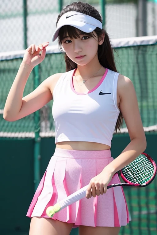 high school girl､Idol､Tennis Wear､See-through