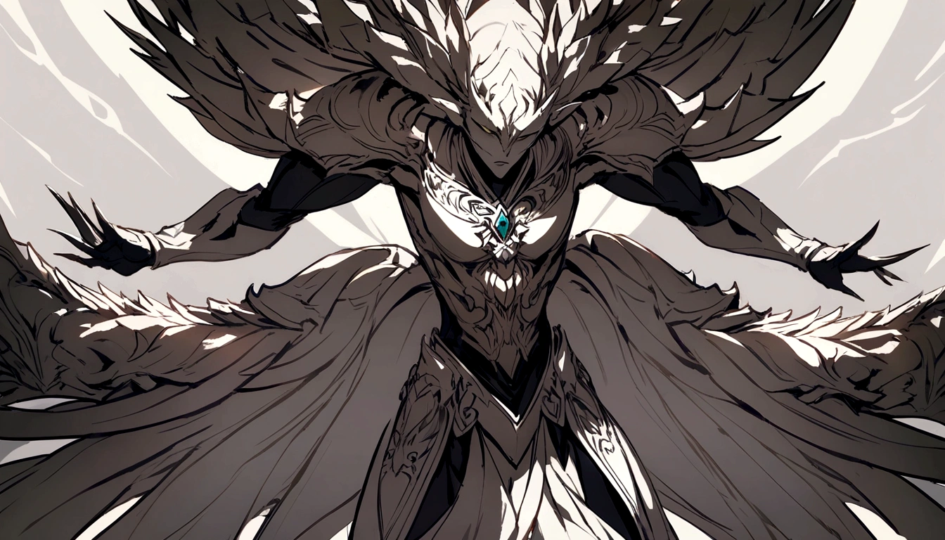 monk，Background shadows，Snowfield，Fingers crossed