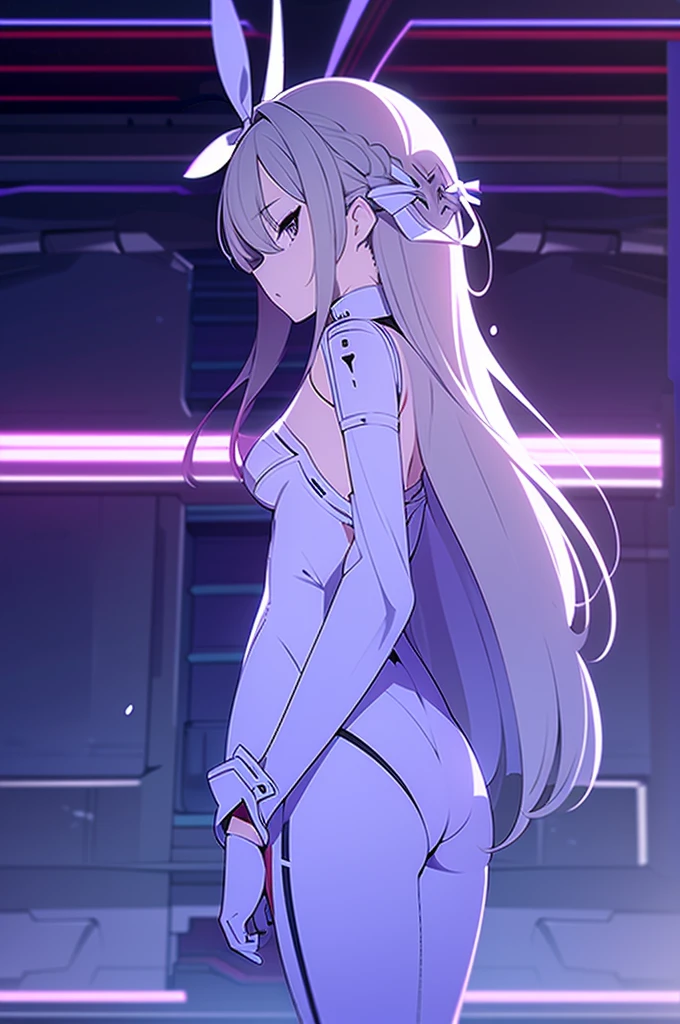 1girl , Asuna from blue archive, bunny suit , big , HQ, UHD, 4k , looking at the viewer