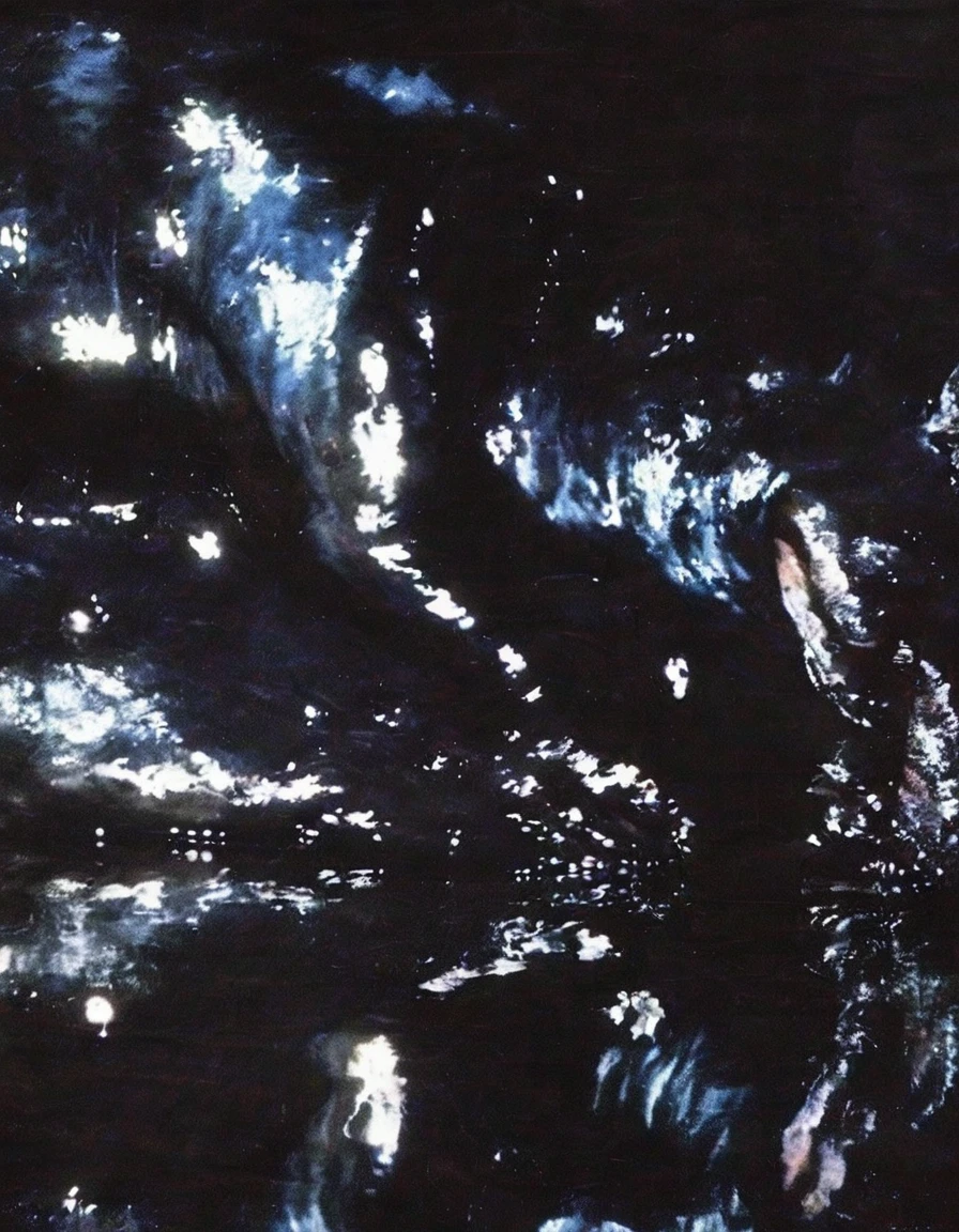 dj playing set in black water