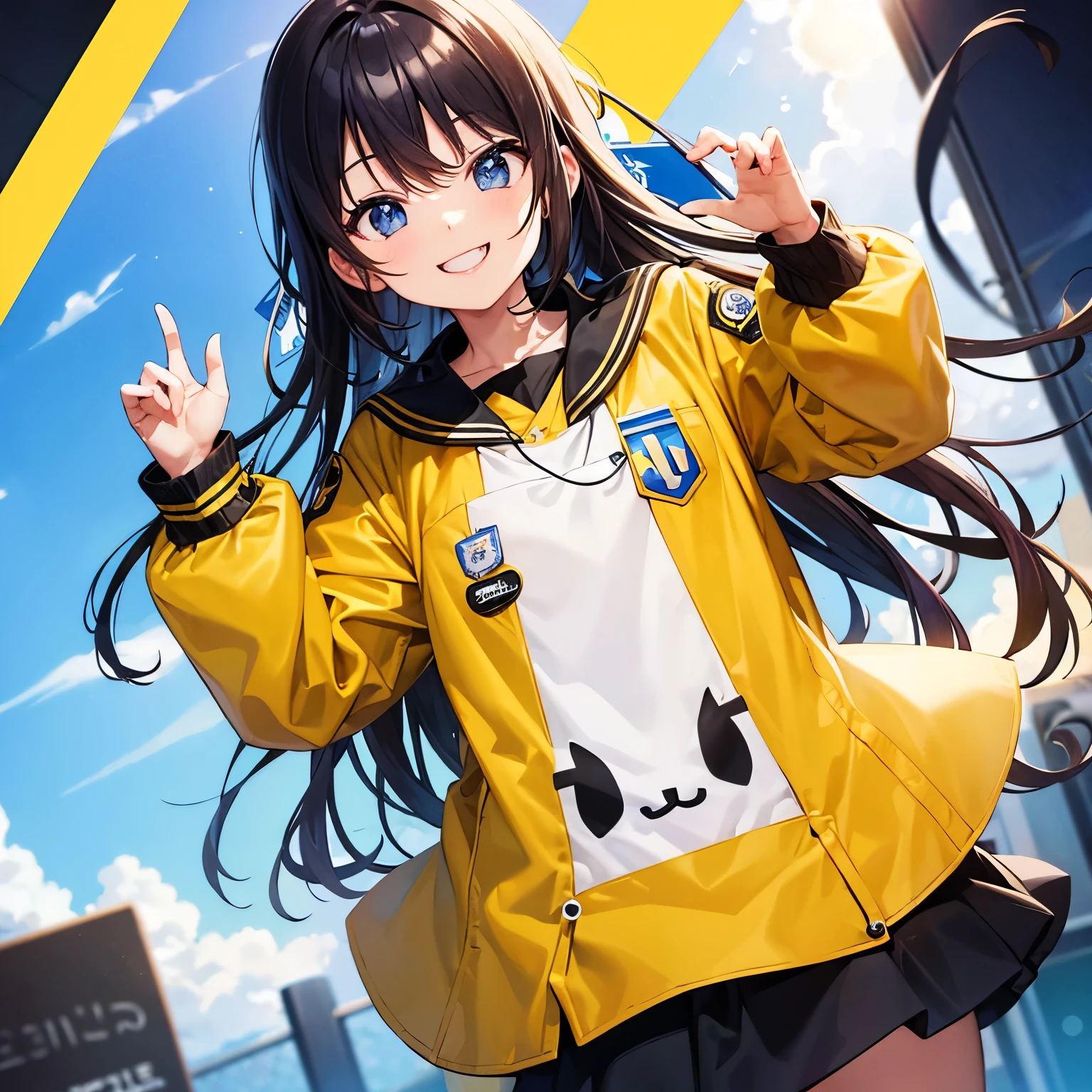 Smile Badge yellow