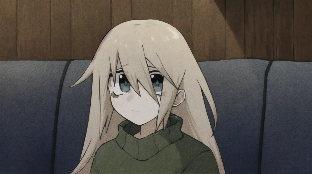 (((masterpiece))),(((bestquality))),((ultra-detailed)),(illustration),((anextremelydelicateandbeautiful)),dynamicangle,floating,(beautifuldetailedeyes),(detailedlight) (1girl), solo, floating_hair,glowingeyes,green hair,greeneyes, twintails, halterdress, atdan, green background,