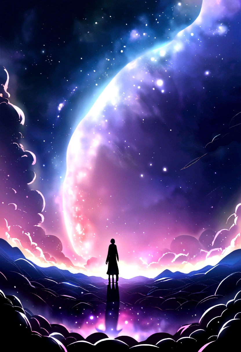 Hayao Miyazaki style,Space landscape