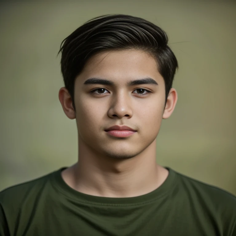 Young man Arav in a plaid shirt stands in a field., Portrait in the middle of a shot, Tommy 1 6 years, Shot at golden hour, Southeast Asians with round faces, Headshot profile picture, Portrait of a 1 5 year old boy, The detailed face of an Asian boy, close-up portrait, Handsome Chad Chin, cute young man, teenage boy