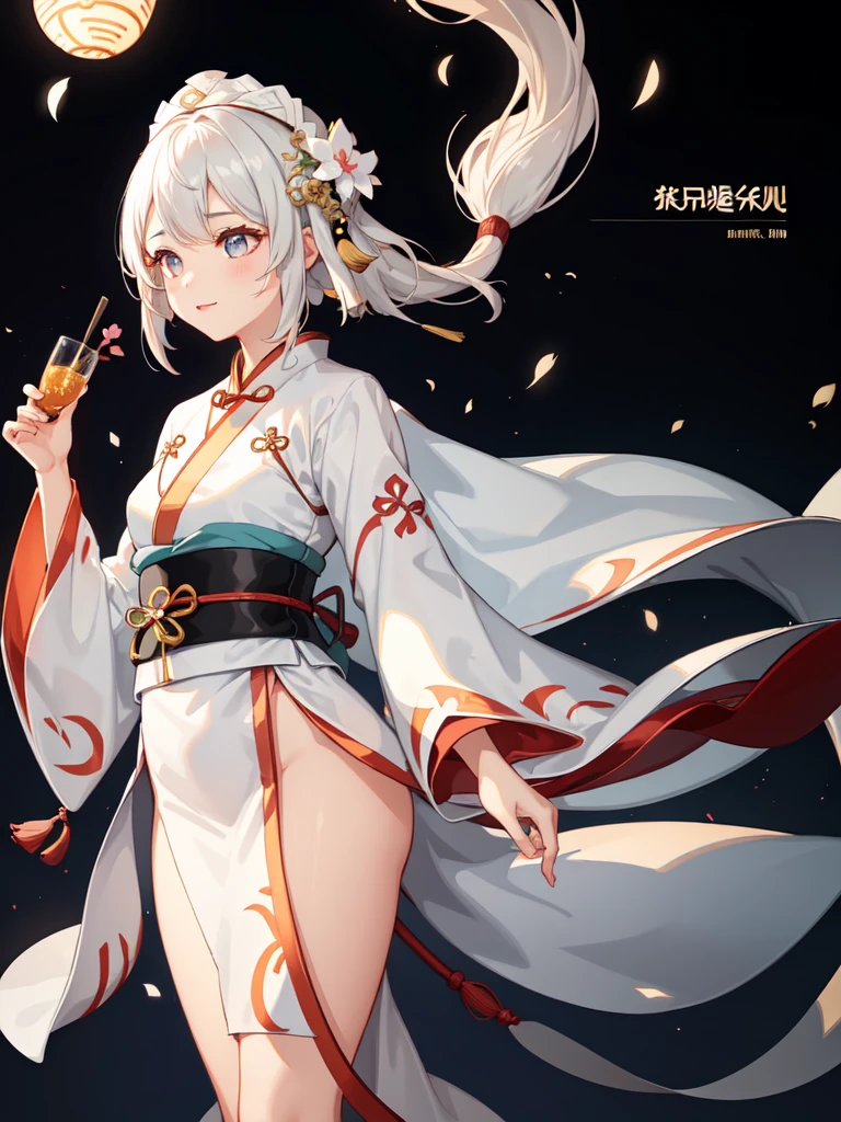1girl, (hanfu), glowing, sidelighting, wallpaper,