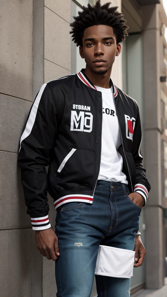 Black guy skinny varsity