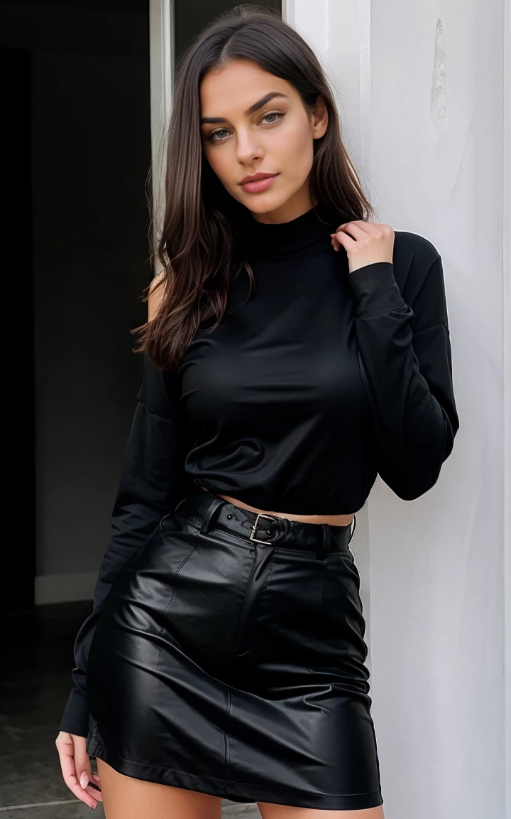 beautfull woman, delicious, woman in black clothes, role model, ultrahd
