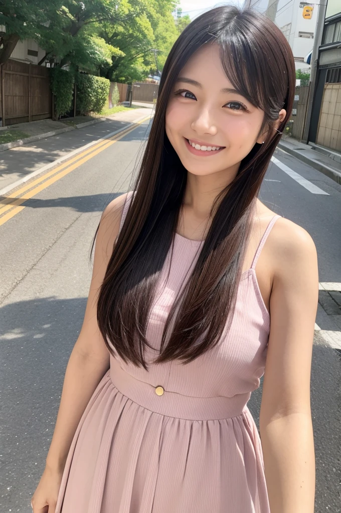 Real Japanese smile Upper Body one's home shirt