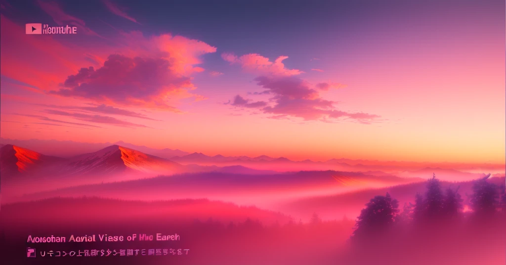 遠くに見えるMountain々and pink sky and pink clouds, Earth and pastel colors, Mountain々And a colorful sunset!!, Beasts, 🪔 🎨;🌞🌄, 日本のMountain, earth in the sky, dawn setting, dawn, sunrise colors, sunrise, Background Earth, Approaching the Earth, Heaven on Earth, mountain sunrise