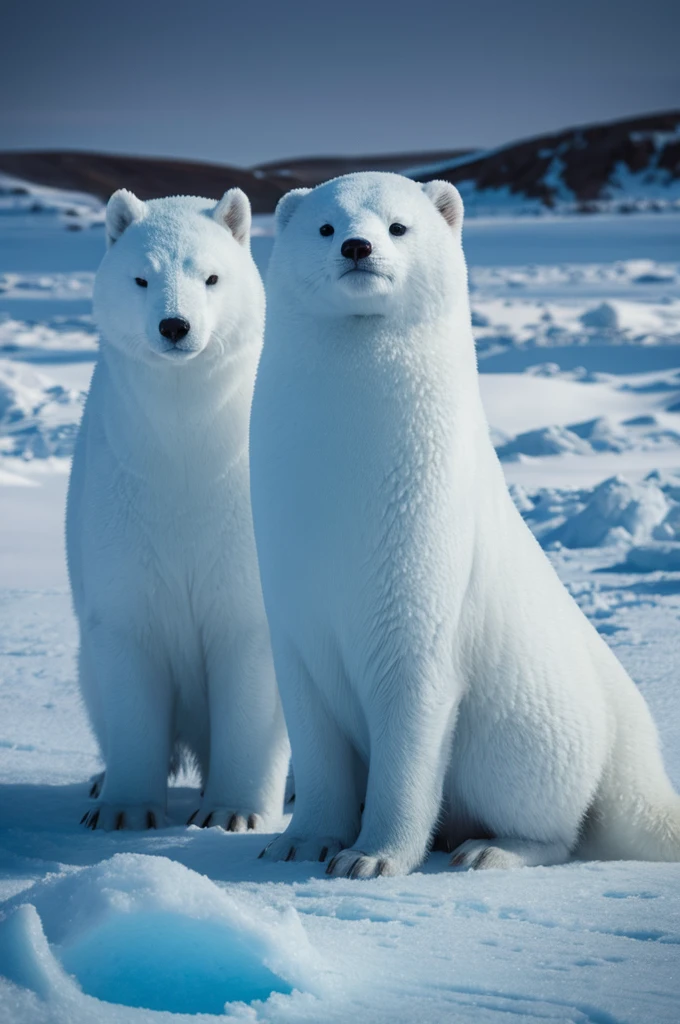 Unidentified creatures in the Arctic